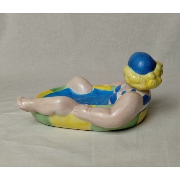 Boston Warehouse Bathing Beauties Bathroom Set - Toothbrush Holder - Soapdish - Picture 3 of 11